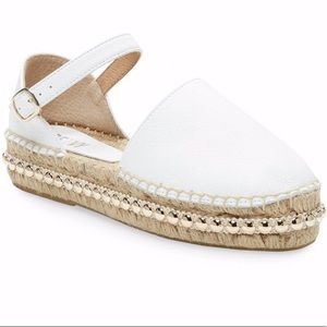 Brand new Renvy white espadrille